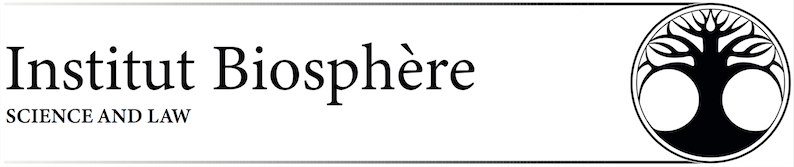 Symbole de la Biosphère: le logo de Institut Biosphère a été dessiné pour rendre compte de l appartenance des êtres humains à cet organisme singulier.